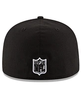 New Era Men's Black Philadelphia Eagles Super Bowl Lix Champions Side Patch 59FIFTY Fitted Hat