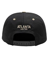 Fan Ink Men's Atlanta United Fc Black Bankroll Snapback Hat