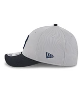 New Era Men's Gray/Navy Boston Red Sox 2025 Batting Practice 9FORTY M-Crown Adjustable Hat