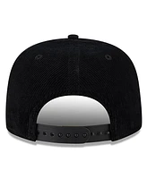 New Era Men's Black Pittsburgh Pirates Full Circle Corduroy Golfer Adjustable Hat