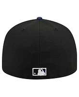 New Era Men's Black Chicago White Sox Shadow Stitch 59FIFTY Fitted Hat