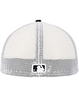 New Era Men's Black Chicago White Sox Team Color 59FIFTY Trucker Fitted Hat
