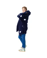 Jill Martin Men's and Women's Navy 2025 Nba All-Star Game Lounger Open-Front Sweater