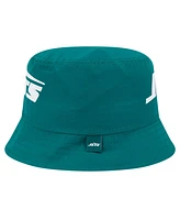 New Era Men's Green York Jets Helmet Bucket Hat