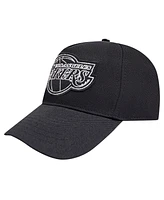 Pro Standard Men's Black Los Angeles Lakers Paint the City Pinch Front Snapback Hat