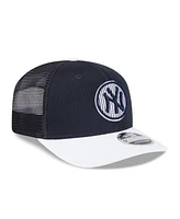 New Era Men's Navy/White New York Yankees 2025 Batting Practice 9SEVENTY Stretch-Snap Trucker Hat