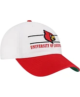 '47 Brand Men's White Louisville Cardinals Gridiron Clean Up Adjustable Hat