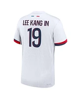 Nike Men's Lee Kang White Paris Saint-Germain 2024/25 Away Replica Player Jersey