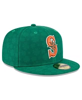 New Era Men's Kelly Green Seattle Mariners St. Patrick's Day 59FIFTY Fitted Hat