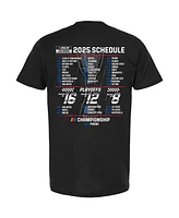 Hendrick Motorsports Team Collection Men's Black Chase Elliott 2025 Nascar Cup Series Schedule T-Shirt