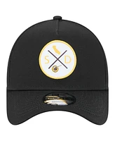 New Era Men's Black San Diego Padres 9FORTY A-Frame Adjustable Hat
