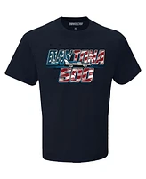 Checkered Flag Sports Men's Navy Daytona International Speedway 2025 500 American T-Shirt