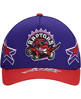 Mitchell & Ness Men's Purple/Red Toronto Raptors AS2K Stars Pro Crown Adjustable Hat