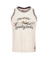 Freeze Max Men's Cream Looney Tunes That's All Folks Basketball Jersey