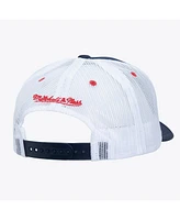 Mitchell & Ness Men's Navy Boston Red Sox Sideline Trucker Adjustable Hat