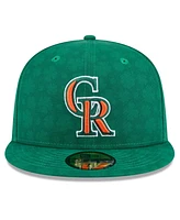 New Era Men's Kelly Green Colorado Rockies St. Patrick's Day 59FIFTY Fitted Hat