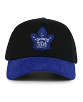 American Needle Men's Black/Blue Toronto Maple Leaf's Burnett Adjustable Hat