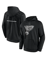 Fanatics Men's Black St. Louis Blues Iced Out Pullover Hoodie