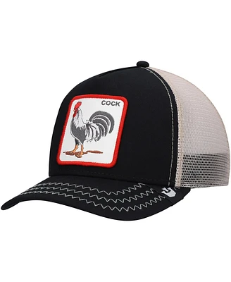 Goorin Bros. Men's Natural/Black The Rooster Trucker Snapback Hat