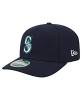 New Era Men's Navy Seattle Mariners Player Replica 9SEVENTY Adjustable Hat