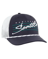 '47 Brand Men's Navy Seattle Mariners Downburst Trucker Adjustable Hat