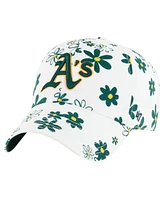 '47 Brand Big Girls White Athletics Daisy Delight Clean Up Adjustable Hat