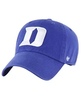 '47 Brand Men's Royal Duke Blue Devils Clean Up Adjustable Hat