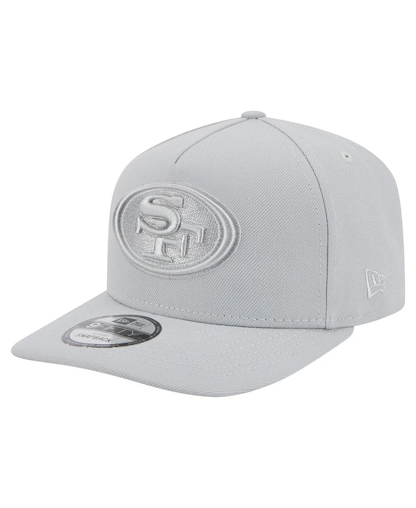 New Era Men's Gray San Francisco 49ers Color Pack 9FIFTY Snapback Hat