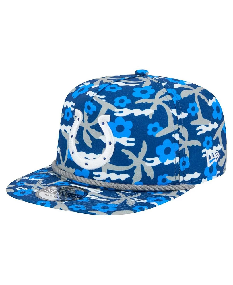 New Era Men's Royal Indianapolis Colts Wakey Golfer Snapback Hat