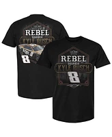 Checkered Flag Sports Men's Black Kyle Busch Rebel Bourbon Pit Stop T-Shirt