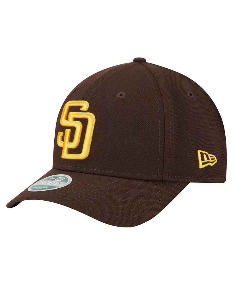 New Era Big Boys and Girls Brown San Diego Padres Player Replica 9FORTY Adjustable Hat