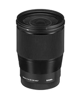 Sigma 16mm f/1.4 Dc Dn Contemporary Lens for Micro Four Thirds