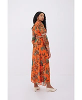 Raishma Studio Women's Aspen Orange Dress