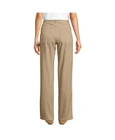 Lands' End Women's Herringbone Chino High Rise Utility Pants