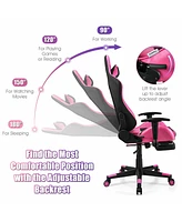 Massage Gaming Chair Reclining Racing Office Computer Chair