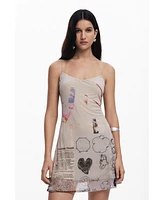 Desigual Women's Dress designed by Mr. Christian Lacroix