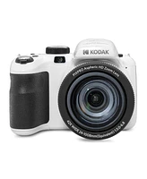 Kodak Pixpro AZ425 Astro Zoom 20MP Full Hd Digital Camera, White, Bundle with 32GB Memory Card and Camera Bag