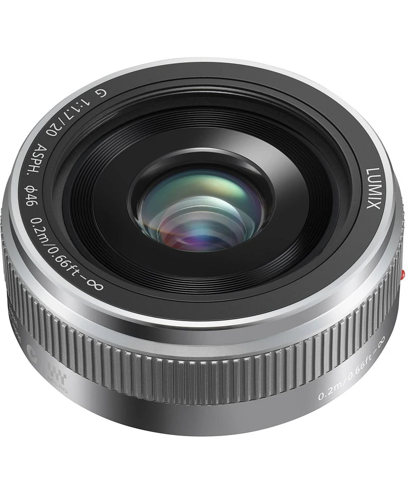 Panasonic Lumix G 20mm f/1.7 Ii Aspherical Lens for Micro Four Thirds, Silver