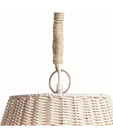 Linette Rattan Ceiling Pendant Small Lamp