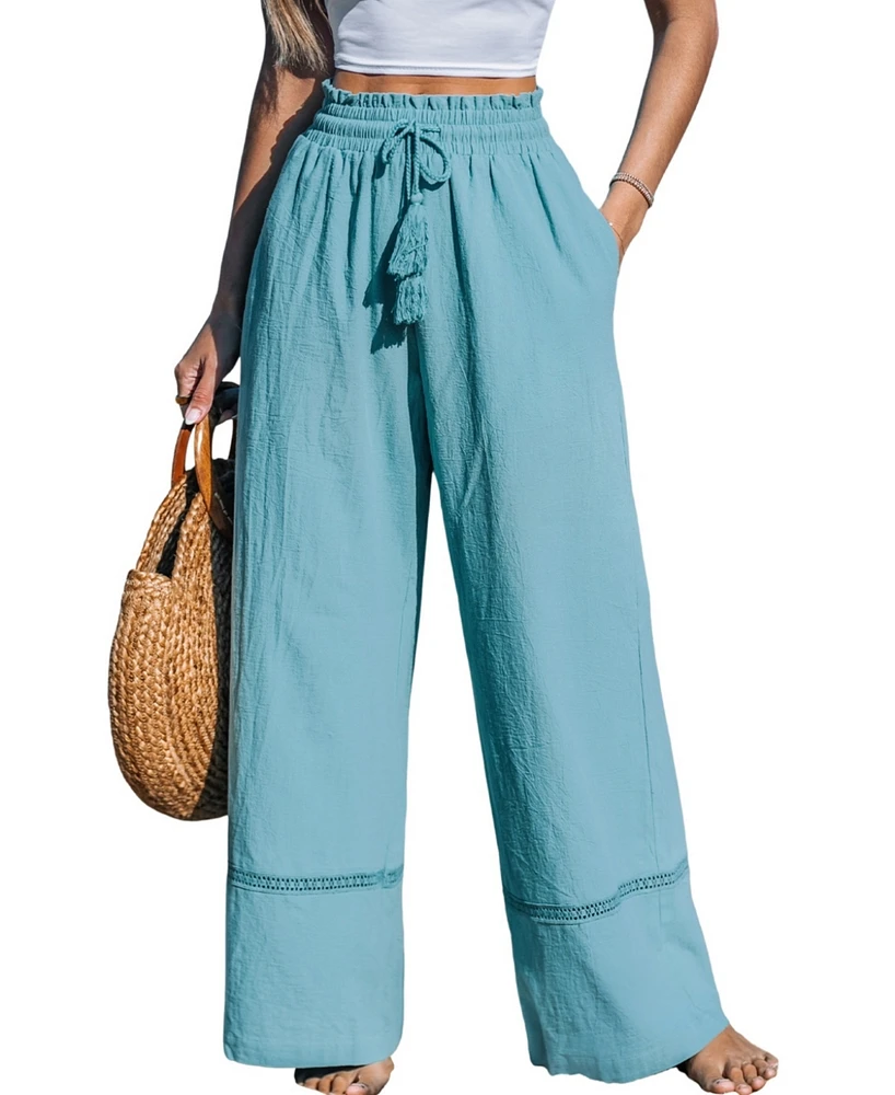 Cupshe Women's Tranquil Bay Pants