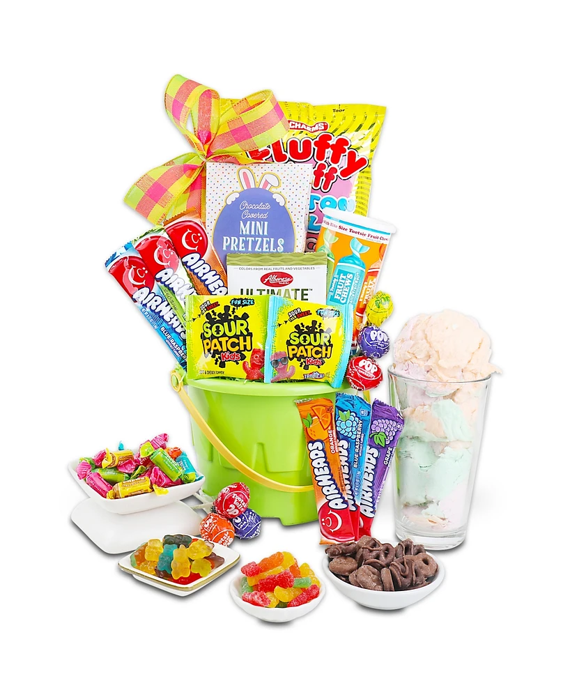 Alder Creek Gift Baskets Easter Sunshine Sand Pail, 7 Pieces