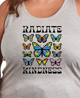 Hybrid Apparel Plus Radiate Kindness Graphic Tank Top