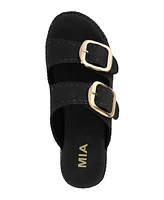 Mia Women's Mieko Flatform Slip-On Slide Sandals