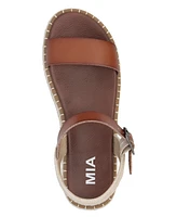 Mia Women's Stephany Round Toe Flat Sandals