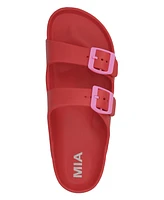Mia Women's Kota Double Buckle Round Toe Sandals