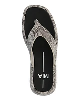 Mia Women's Pamelia Thong Round Toe Sandals