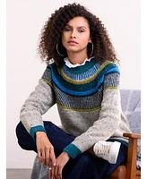 Celtic & Co. Women's Statement Donegal Wool Sweater