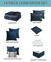 Hallmart Orwell 14 Pc. Comforter Set Created For Macys