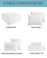 Hallmart Silverstone 9 Pc. Comforter Set Created For Macys