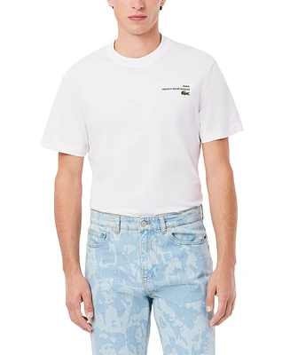 Lacoste Men's Short Sleeve Graphic Tennis T-Shirt - 001